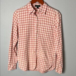 Ralph Lauren Pink and White Checkered Shirt